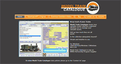 Desktop Screenshot of modeltraincatalogue.com